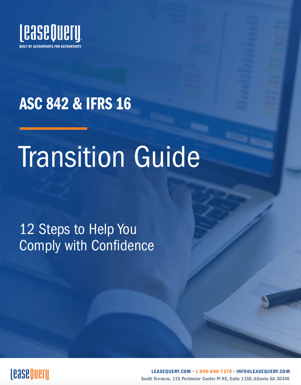 ASC 842 IFRS 16 Transition Guide
