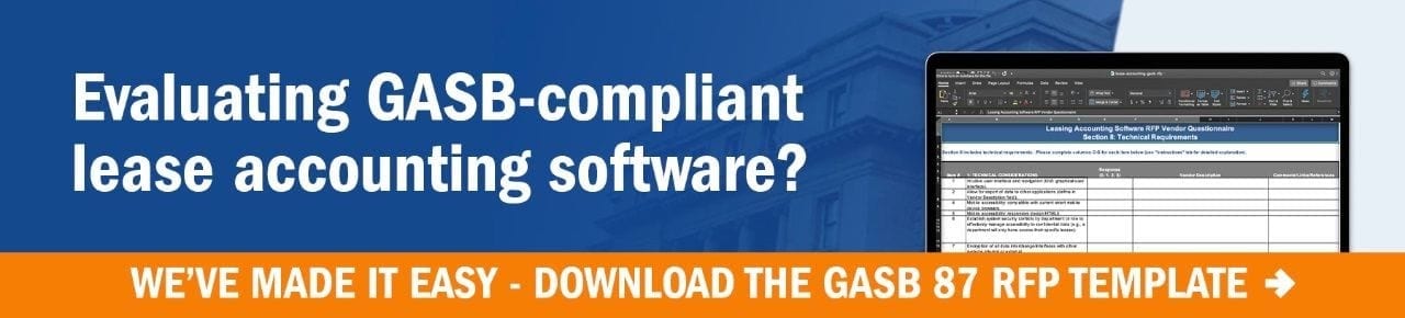 GASB 87 Software RFP Template