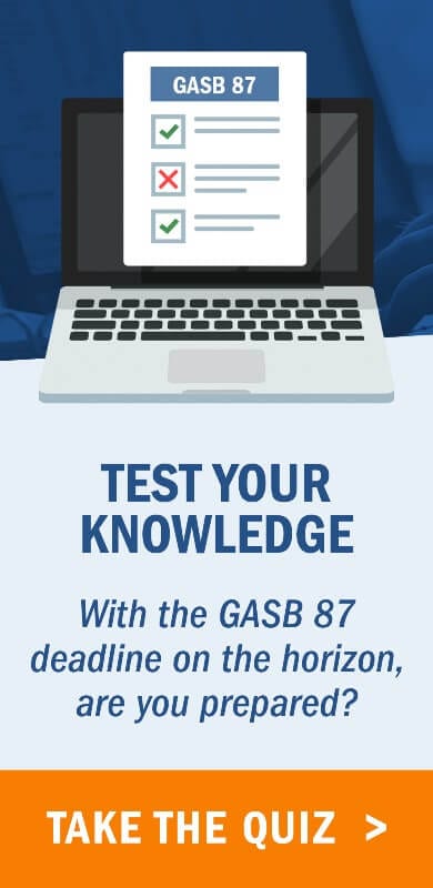 GASB 87 Quiz