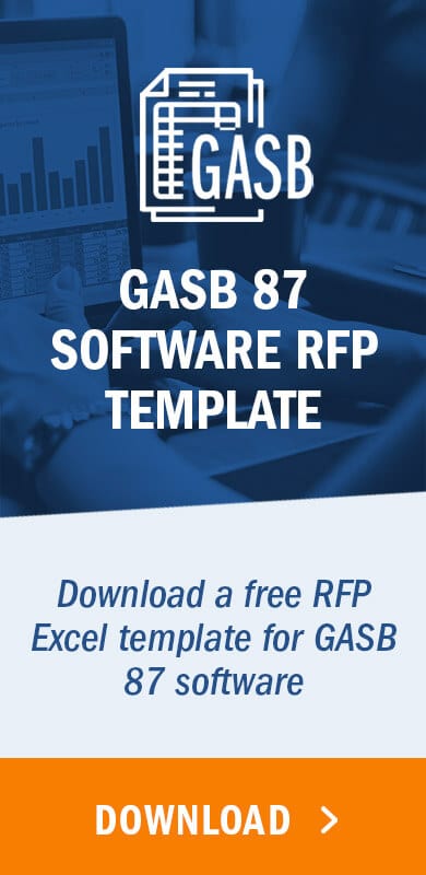 GASB 87 Software RFP Excel Template