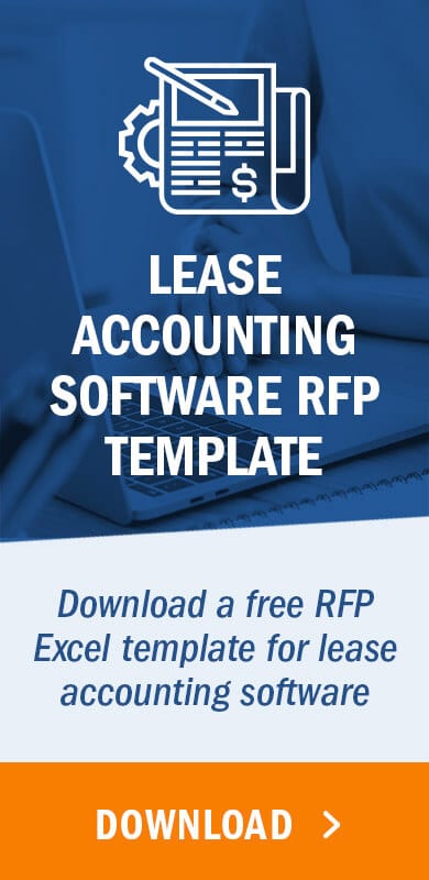 Lease Accounting Software RFP Excel Template
