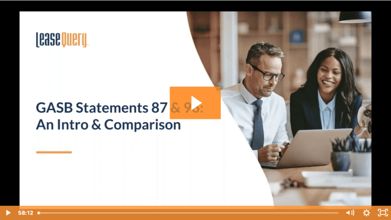 Webinar | GASB Statements 87 & 96: An Intro and Comparison