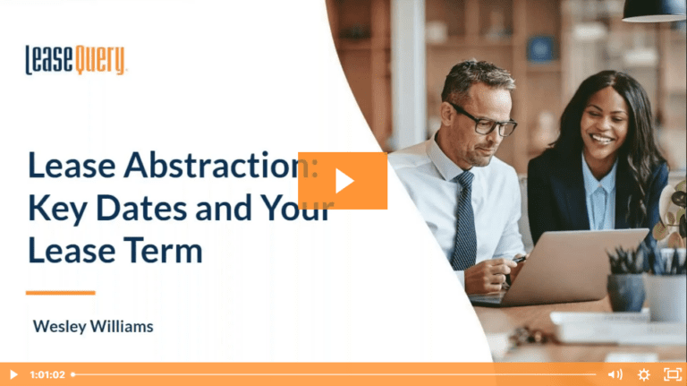 Webinar | Lease Abstraction: Key Dates & Your Lease Term