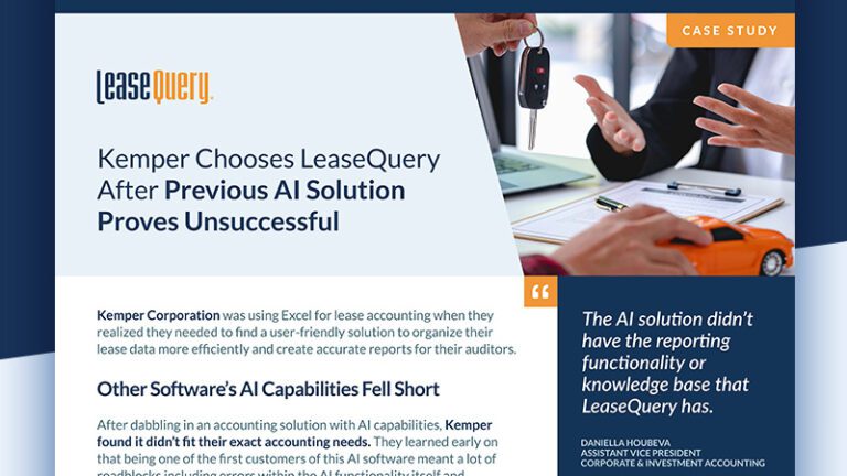 Case Study | Kemper Chooses LeaseQuery After Previous AI Solution Proves Unsuccessful